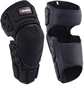 img 4 attached to HEROBIKER Protective Knee Pads for Motorcycles, Motocross, Bicycles - Moto Knee Guards