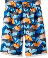 🩲 boys' swim trunks: speedo fishes print swimwear for boys logo