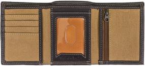 img 1 attached to 👜 Timberland PRO Leather Trifold Zipper Wallet