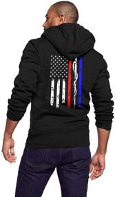 img 4 attached to URTEOM Hoodies Lightweight Sweatshirts American