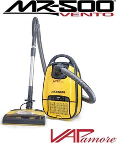 img 1 attached to Vapamore MR-500 Vento Canister Vacuum: 1400 Watts of Power, LED Headlight, HEPA Filter, 10 Tools & More