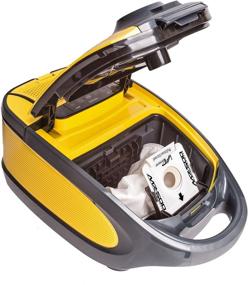 img 3 attached to Vapamore MR-500 Vento Canister Vacuum: 1400 Watts of Power, LED Headlight, HEPA Filter, 10 Tools & More