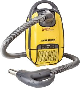 img 4 attached to Vapamore MR-500 Vento Canister Vacuum: 1400 Watts of Power, LED Headlight, HEPA Filter, 10 Tools & More