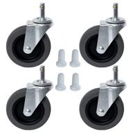 premium rubbermaid replacement casters 🔧 for enhanced mobility of buckets - aagut logo