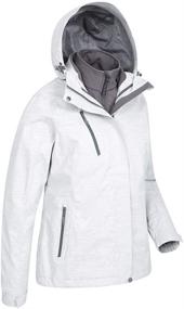 img 3 attached to Mountain Warehouse Bracken Melange Waterproof Women's Clothing