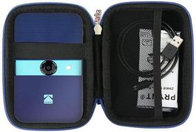 img 3 attached to Khanka Hard Travel Case Replacement For Kodak Smile Instant Print Digital Camera (Blue)