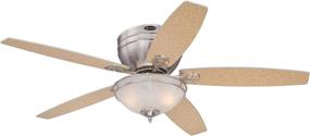 img 3 attached to Enhance Your Space with the Westinghouse Lighting 7209700 Indoor Ceiling Fan - Brushed Nickel Finish and Efficient LED Bulbs