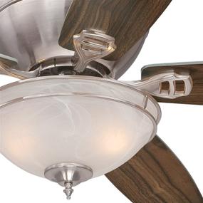 img 2 attached to Enhance Your Space with the Westinghouse Lighting 7209700 Indoor Ceiling Fan - Brushed Nickel Finish and Efficient LED Bulbs