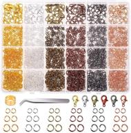 🔗 cridoz 2340pcs jump rings and lobster clasps set: ideal jewelry making supplies for necklace repair and crafting logo