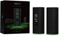 📶 amplifi alien wifi 6 seamless whole home coverage system with touchscreen display, gigabit ethernet ports, meshpoint, and ethernet cable logo