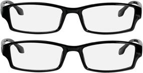 img 3 attached to 👓 TruVision Readers' Comfort Spring Hinge Reading Glasses – Men and Women – 2-Pack