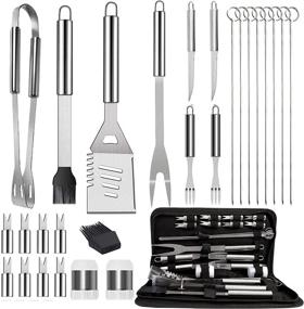img 4 attached to JYPS 27PC Grill Tools Set