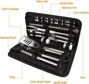 img 1 attached to JYPS 27PC Grill Tools Set