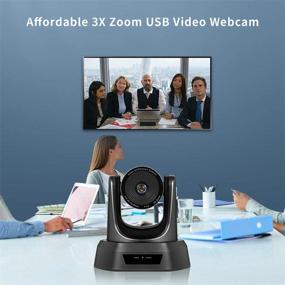 img 2 attached to 📷 Optical Zoom USB PTZ Video Conference Camera - Full HD 1080p for Business Meetings, Wide Angle Coverage