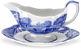 img 3 attached to 🍶 Sauceboat Stand in Spode Blue Italian Design