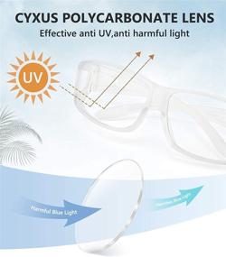 img 3 attached to Cyxus Dust Proof Wind Proof Protection Transparent Occupational Health & Safety Products