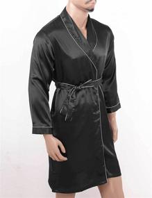 img 2 attached to 👔 Lejafay X Large Men's Bathrobe Dressing Pajamas: Premium Clothing for Sleep & Lounge