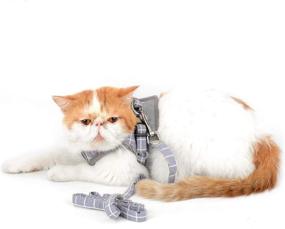 img 1 attached to SMALLLEE_LUCKY_STORE Universal Harness Adjustable Clothes Cats
