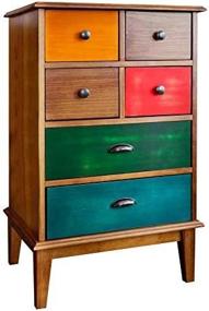 img 1 attached to Colors Dresser Solid Drawers Colorful