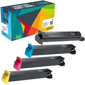 img 4 attached to 🖨️ Do it Wiser TN213K TN213C TN213M TN213Y Toner Cartridge Bundle for Konica Minolta BizHub C353 C253 C203 - 4 Pack