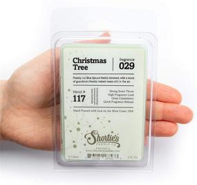 img 1 attached to 🎄 Shortie's Candle Company Christmas Tree Wax Melts - Formula 117-1 Highly Scented 3 Oz Bar - Natural Oils - Christmas & Holiday Air Freshener Cubes Collection