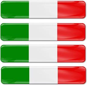 img 2 attached to Silicone Stickers National Italian Motorcycle Exterior Accessories