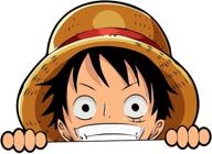 стикеры для мотоцикла и скейтборда с манки д. луффи из one piece логотип