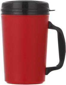 img 1 attached to 🔴 Red 20-Ounce ThermoServ Foam Insulated Mug