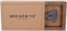 img 2 attached to Mrs Bow Tie Isaac Textured Men's Accessories in Ties, Cummerbunds & Pocket Squares