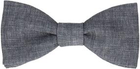 img 3 attached to Mrs Bow Tie Isaac Textured Men's Accessories in Ties, Cummerbunds & Pocket Squares