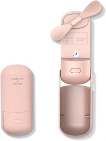 img 4 attached to Handheld Rechargeable Operated Humidification Outdoor Pink
