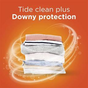 img 2 attached to Жидкое моющее средство Tide с ароматом April Fresh и технологией Downy Touch, 89 загрузок - 138 жидких унций: мощная чистка с дополнительной мягкостью.