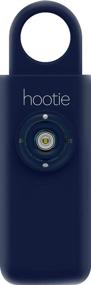 img 4 attached to 🚨 Hootie персональная сигнализация на брелке: Мощный сигнал безопасности для самообороны и чрезвычайных ситуаций, с громким звуком для кармана и ключей, паническим мигающим светом - темно-синего цвета.