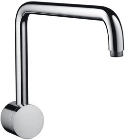 img 2 attached to 🚿 Hansgrohe Raindance 16-inch Raised Height Chrome Showerarm for Wall Mount Showerhead - Modern Rotating Design, Part Number 06476000