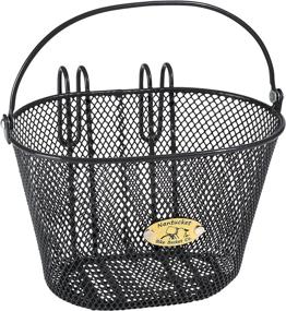 img 1 attached to 🚲 Nantucket Bike Basket Co Kid's Surfside Mesh Wire Basket - Charcoal Grey: Convenient and Stylish Storage Solution for Young Cyclists!