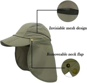 img 2 attached to 🧢 Jormatt Outdoor Protection Hats & Caps: Stylish Accessories for Girls and Boys