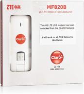 📶 zte mf820b 4g lte usb modem (gsm unlocked) - high-speed internet access in retail packaging logo