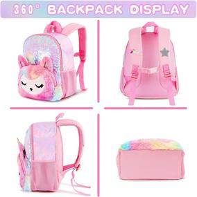 img 3 attached to Bendopa Schoolbag Preschool Kindergarten Pink