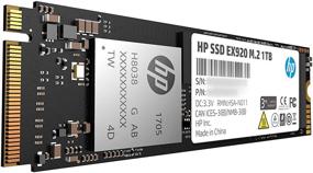 img 3 attached to 💥 High-Performance HP EX920 1TB PCIe 3.1 X4 NVMe SSD with 3D TLC NAND and 3200 Mbps Speed - Model 2YY47AA#ABC