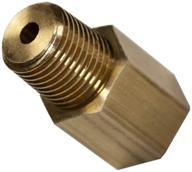 🔌 glowshift 1/8 bspt male to 1/8-27 npt female thread adapter reducer: the perfect gauge sensor sender solution logo