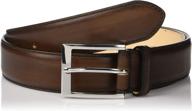 boot new york cognac italian men's accessories in belts logo