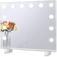 💄 chende hollywood style makeup mirror with dimmable led bulbs and touch control design, featuring 3 lighting modes for enhanced vanity lighting logo