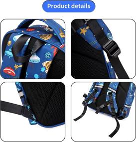 img 1 attached to 🚀 Space-themed Backpack for Elementary and Preschool Astronauts in Kindergarten