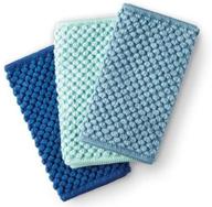 🧼 norwex counter cloths set of 3 - sea mist, navy, and teal logo