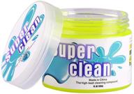 universal cleaning gel for keyboards, car vents, cameras, printers, calculators - pc tablet laptop (yellow) logo