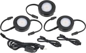 img 4 attached to 🔦 American Lighting MVP-3-30-BK: Dimmable Swivel LED Puck Lights Kit, Linkable, 3000K Black, 3-Pack MVP Collection