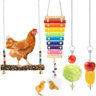 висячие птицы и игрушки из овощей "woiworco chicken xylophone логотип