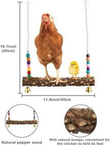 img 1 attached to Висячие птицы и игрушки из овощей "Woiworco Chicken Xylophone