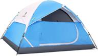 🏕️ waterproof camping dome tent for outdoor camping and hiking - camel crown spacious lightweight portable backpacking tent for 3/4/5 persons логотип