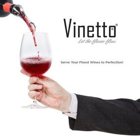 img 3 attached to 🍷 Enhance Your Wine Experience with Vinetto Wine Aerator Pourer and Decanter Spout - Unlock the True Flavors of Wine in Seconds! Perfect Gift for Wine Lovers and Enthusiasts!